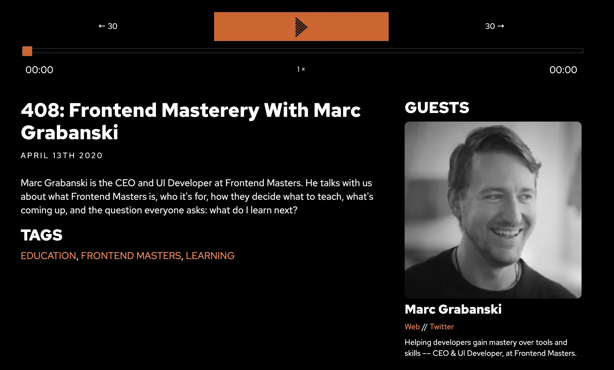 ShopTalk Show: Frontend Masterery With Marc Grabanski